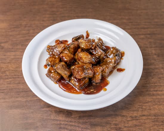 Ginger beef at Auntie Jane's Restaurant in Saskatoon, SK