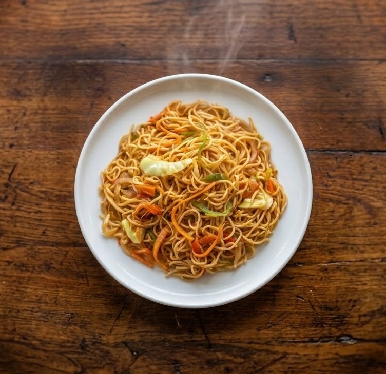Assorted chow mein at Auntie Jane's Restaurant in Saskatoon