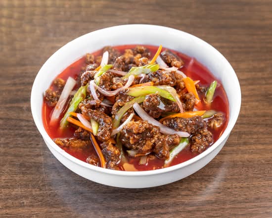 Crispy ginger beef at Auntie Jane's Restaurant in Saskatoon